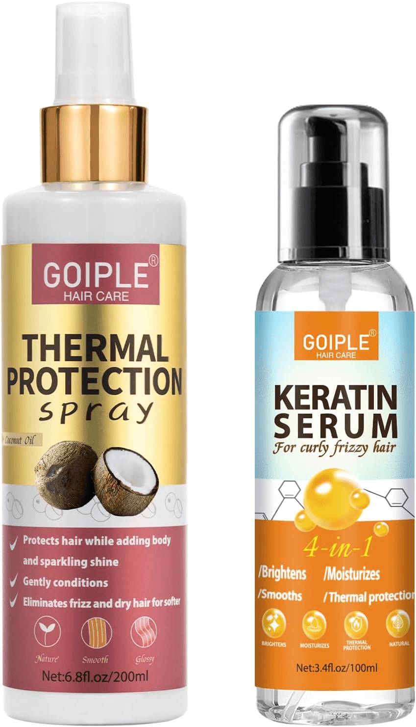 Heat Protectant Spray for Hair Heat Protectant Product-Keratin Protein Hair Seru