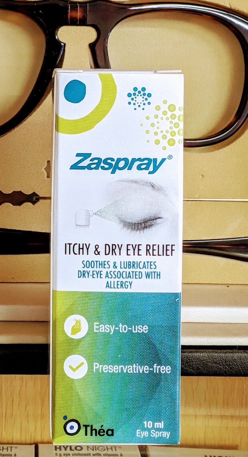 Zaspray 3-in1 Allergy Eye Spray - Itchy and Dry Eye Relief 10ml SENSITIVE EYES