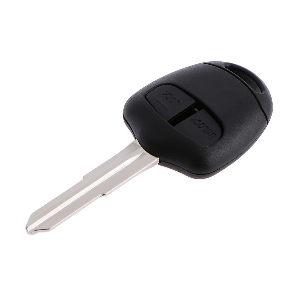 Replacement 2 Button Key Case With Uncut Blade Compatible