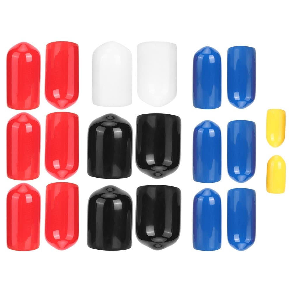 C-20 Pcs PVC Vacuum Line Cap 1/8in 3/16in 1/4in 3/8in 5/16in Assorted Kit Fit