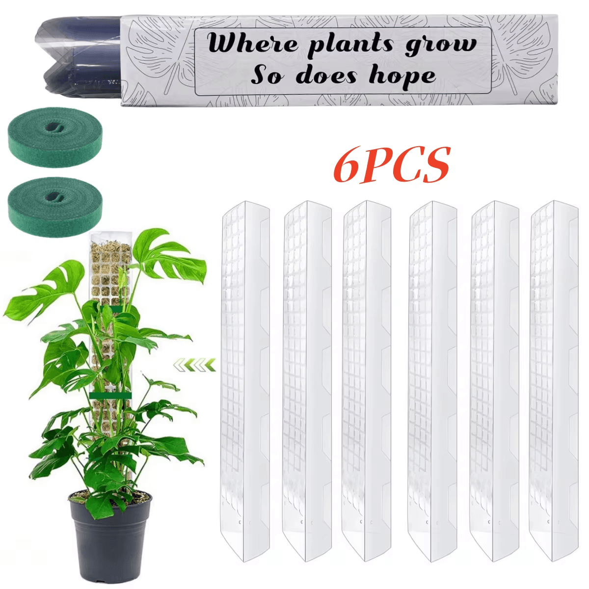 Indoor Moss Pole for Climbing Plants - Support Stick for Growth and Stability