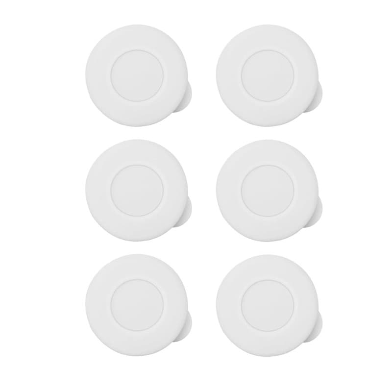 Set of 6 Silicone Stoppers Silicone Replacement Caps Silicone Texture for Milk