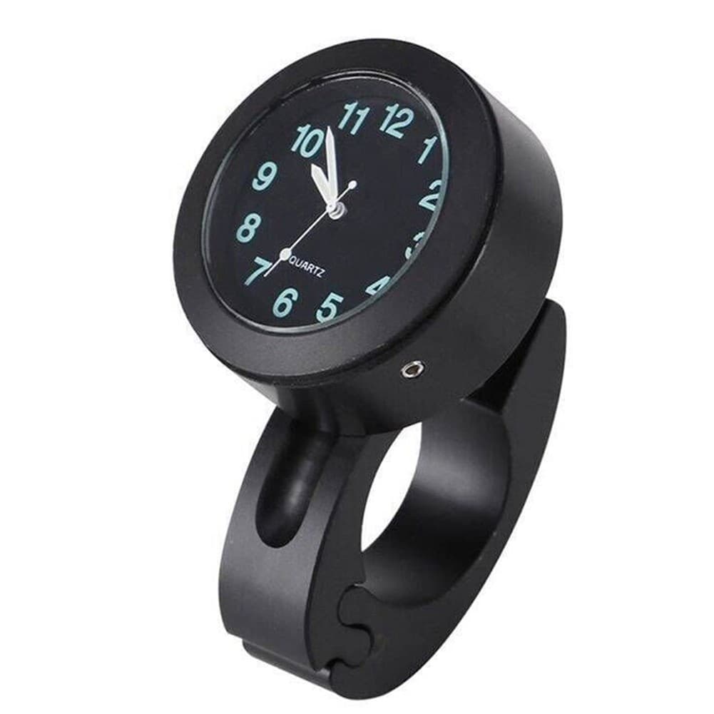 Handlebar Watch Motorcycle Handlebar Watch Motorcycle Buckle Watch Black D9J7