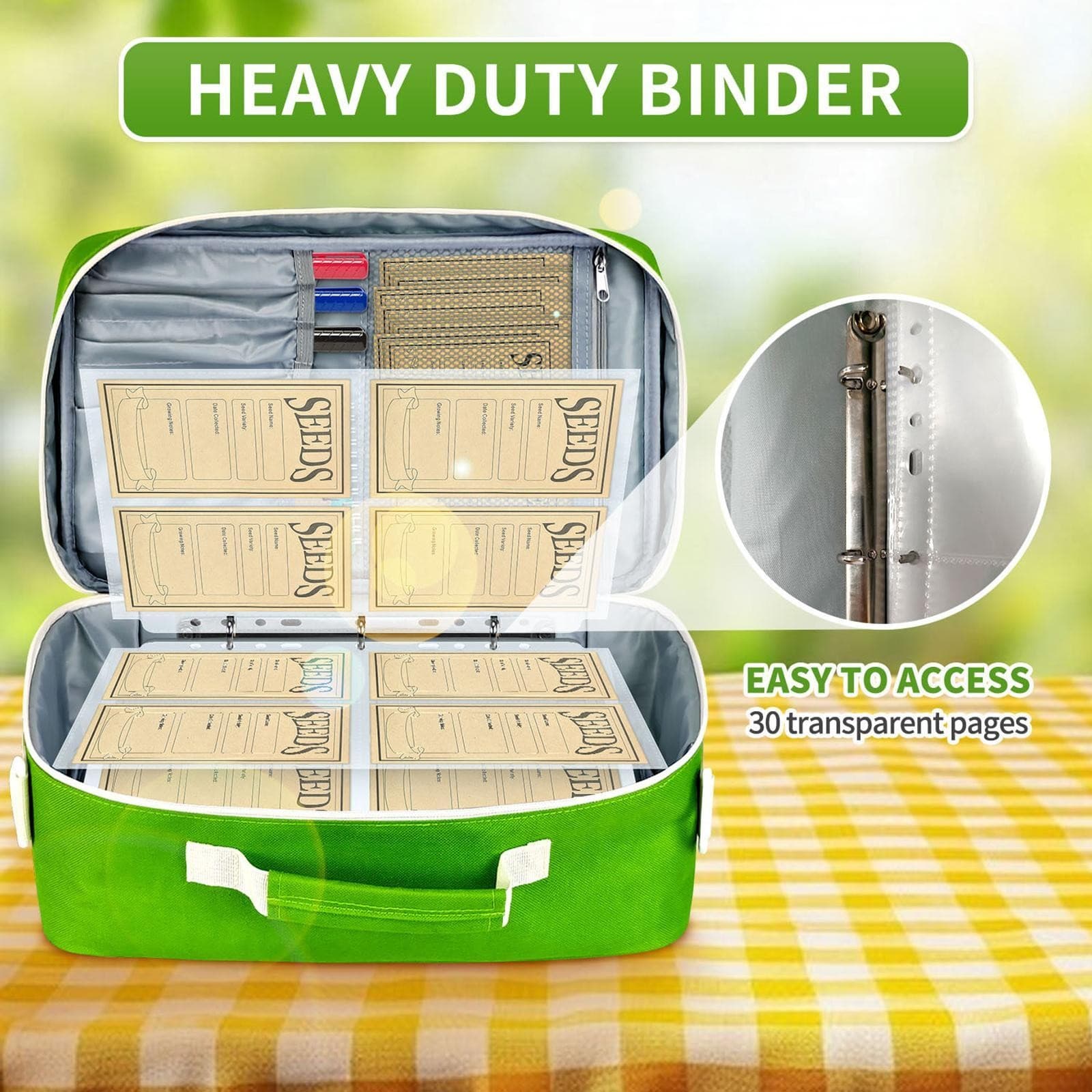 Seeding Organizer Collection Adjustable Shoulder Strap Travel Storage Bag