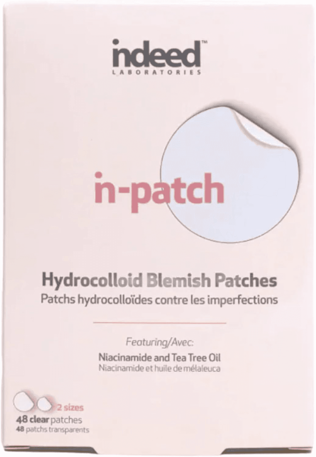 Labs In-Patch - Hydrocolloid Acne Pimple Patch for Covering Zits and Blemishes,