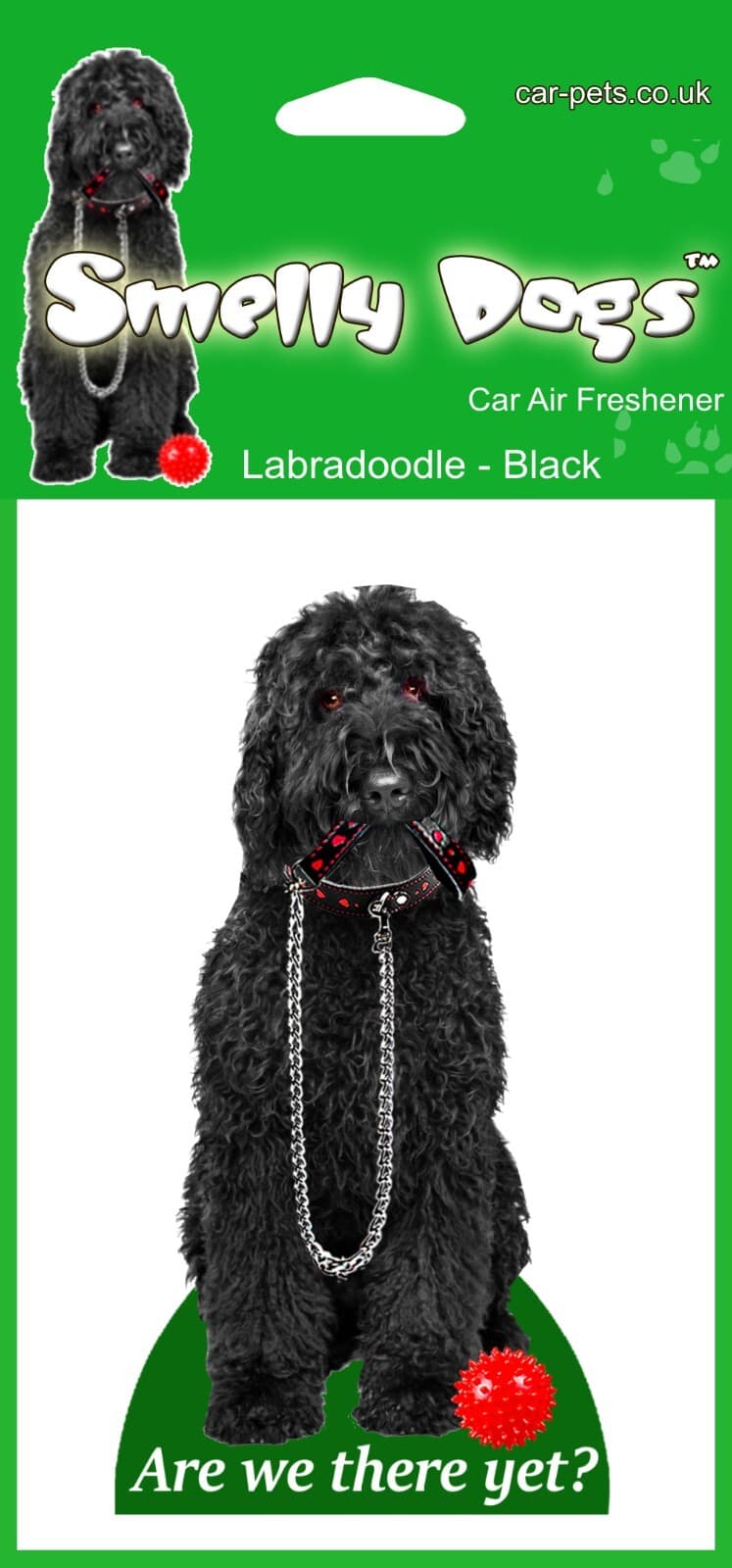 Labradoodle Black Dog  4 x Smelly Dogs Car Air Fresheners| individually wrapped