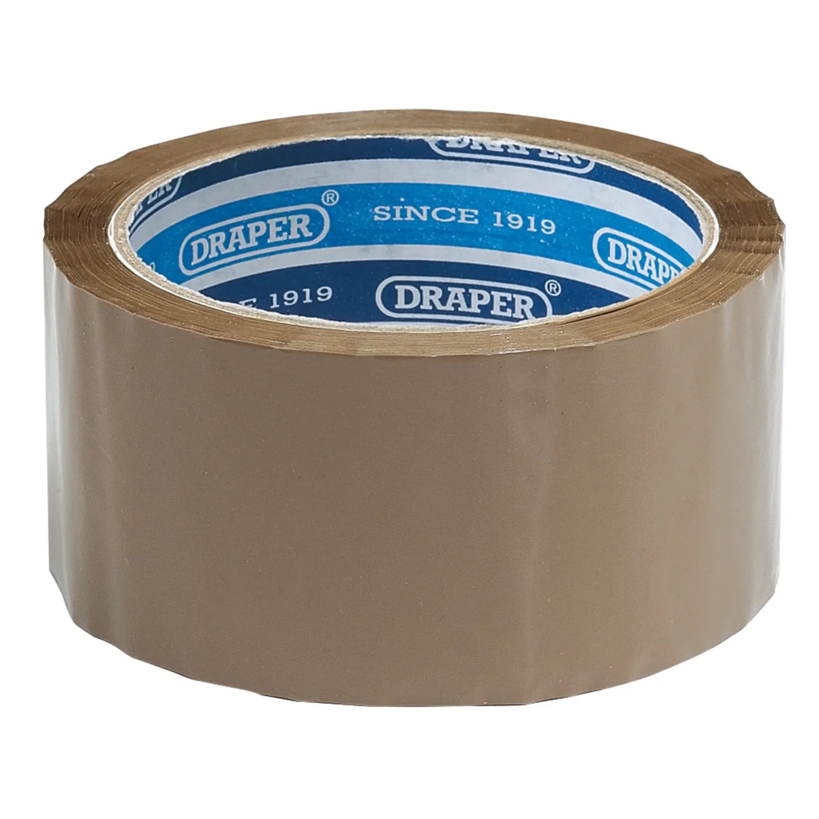 Draper Packing Tape Roll 66m x 50mm for Hand-Held Dispensers