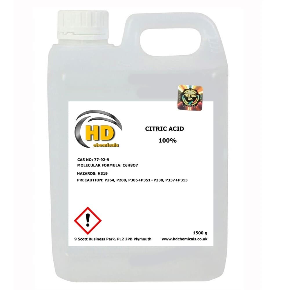 Citric Acid 100% Anhydrous and Monohydrate - FOOD GRADE -  Descaler| Bath Bombs