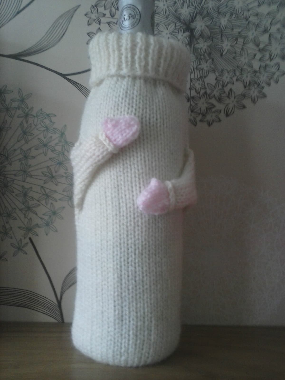 Wine Bottle Cover Christmas Gift Bag knit Birthday Thank You Gift. Men's Ladies