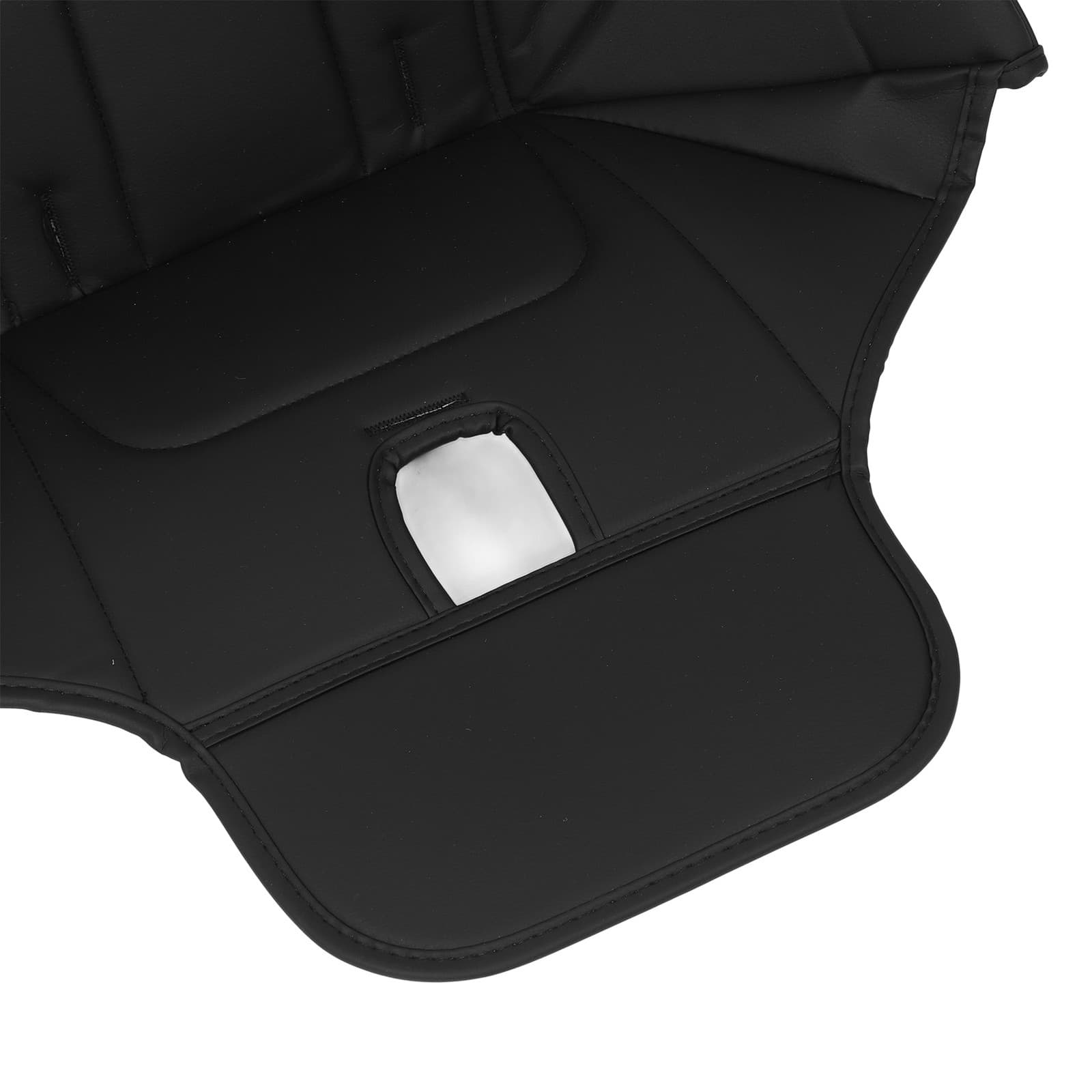 Black High Chair Pad Soft Comfortable PU Leather Cushion Water Resistant Ba SG
