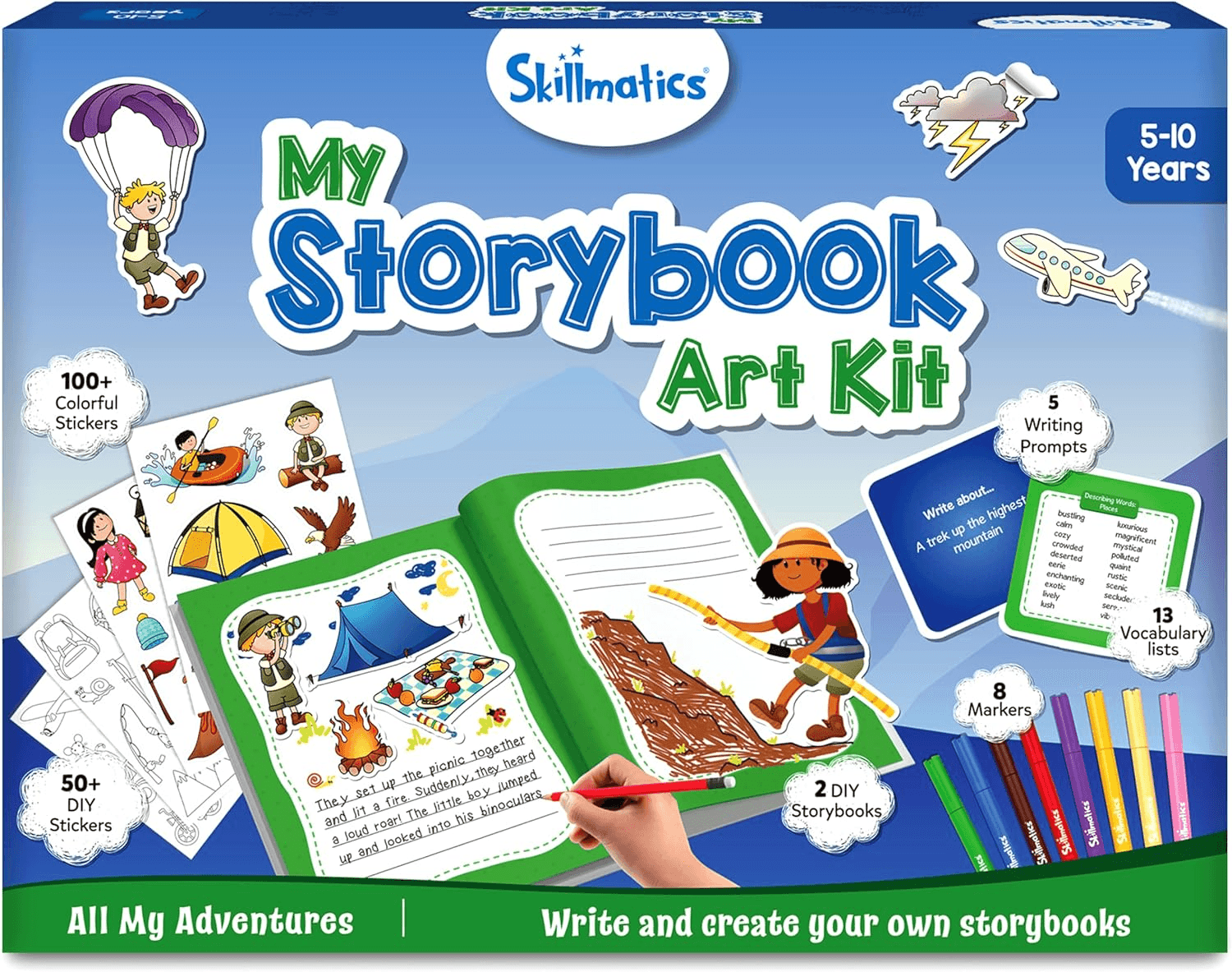 Skillmatics Storybook Art Kit - All My Adventures Art Kit for Kids| Write and For