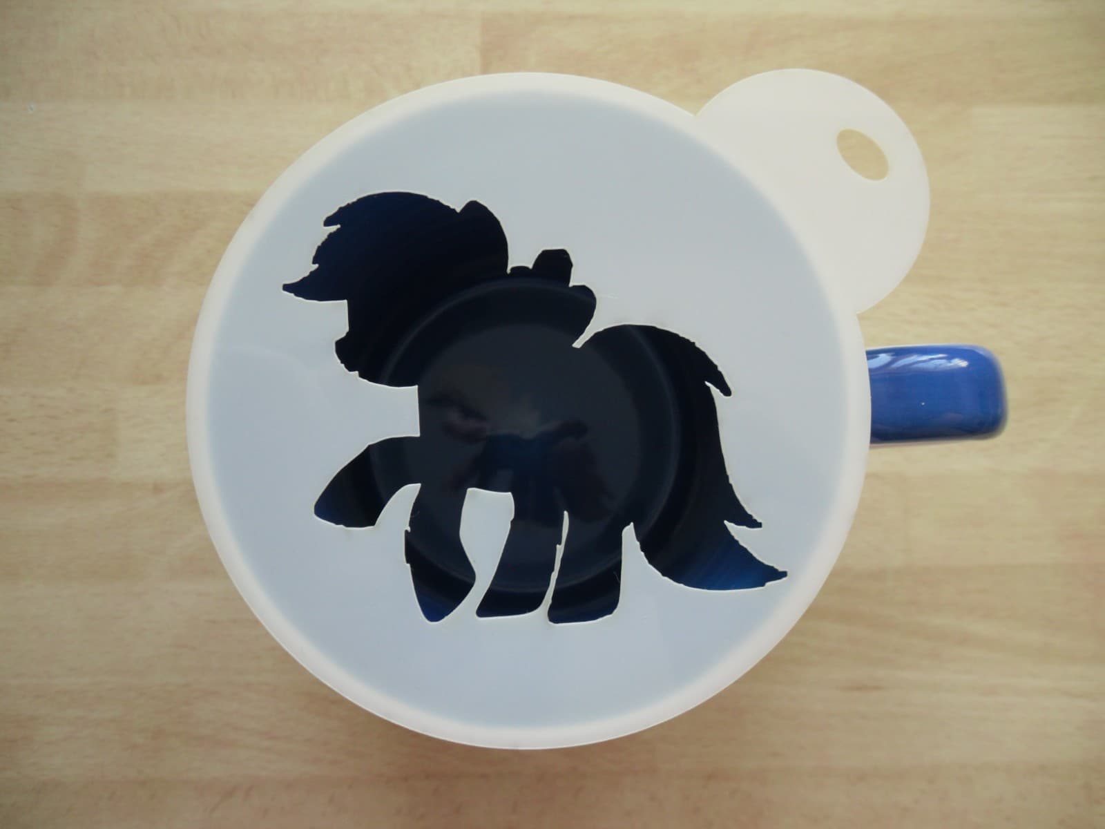 Pony little craft| cake| face painting and coffee stencil