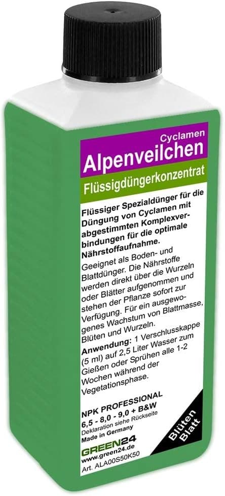 GREEN24 Cyclamen Liquid Fertilizer HighTech NPK| Root Soil Foliar Plant Food