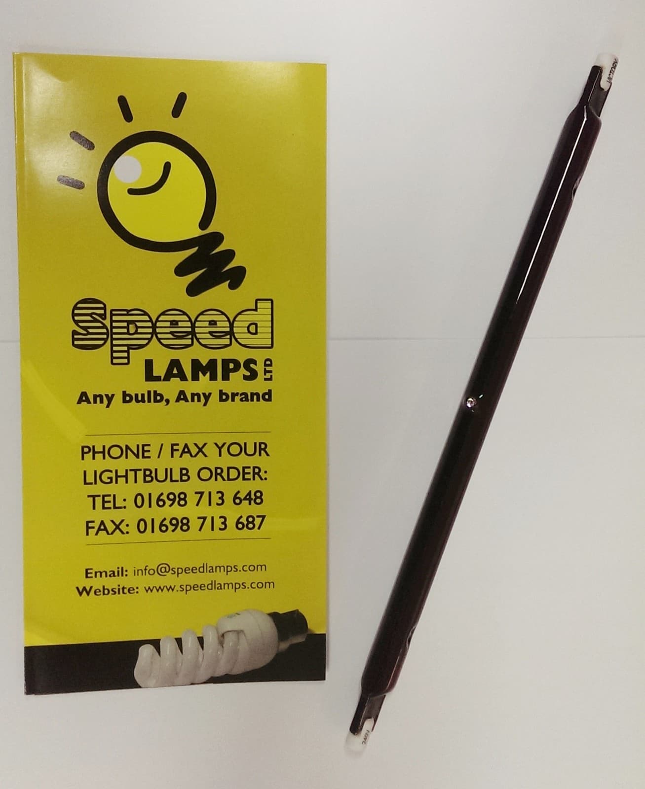 Infrared Ruby Red Heater Lamp 240V 1400W 350mm 240v R7S