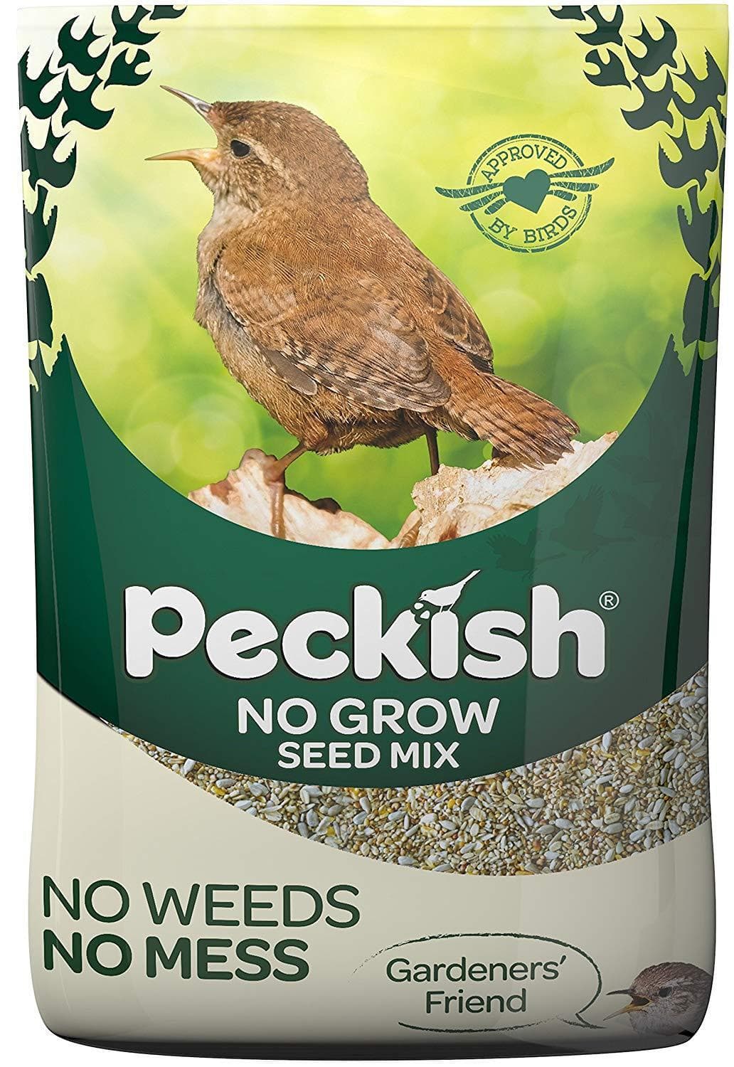 Peckish No Grow Bird Food Seed Mix - 1.7kg