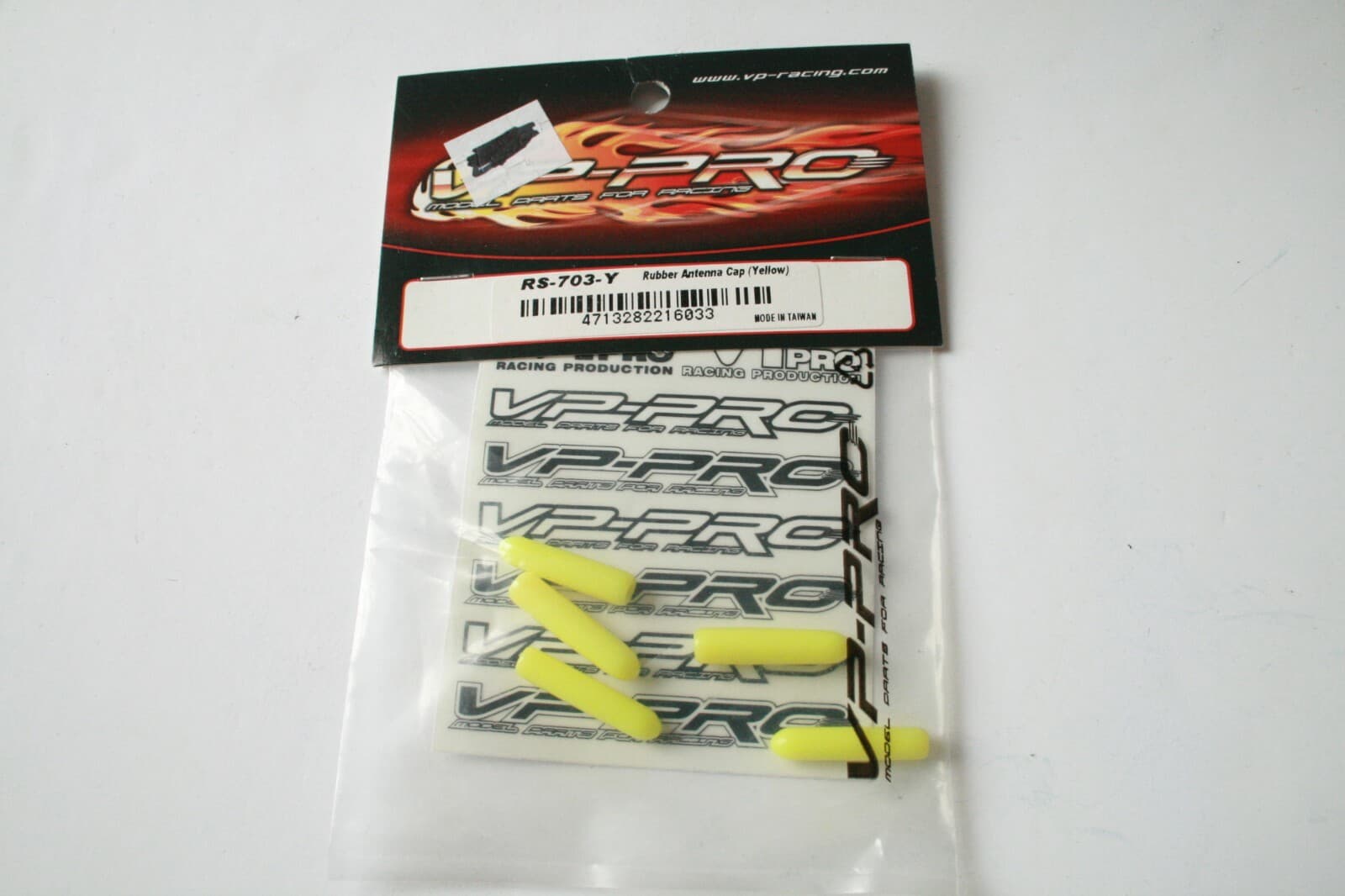 VP-Pro Rubber Antenna Caps (Yellow) 5pcs - RS-703-Y