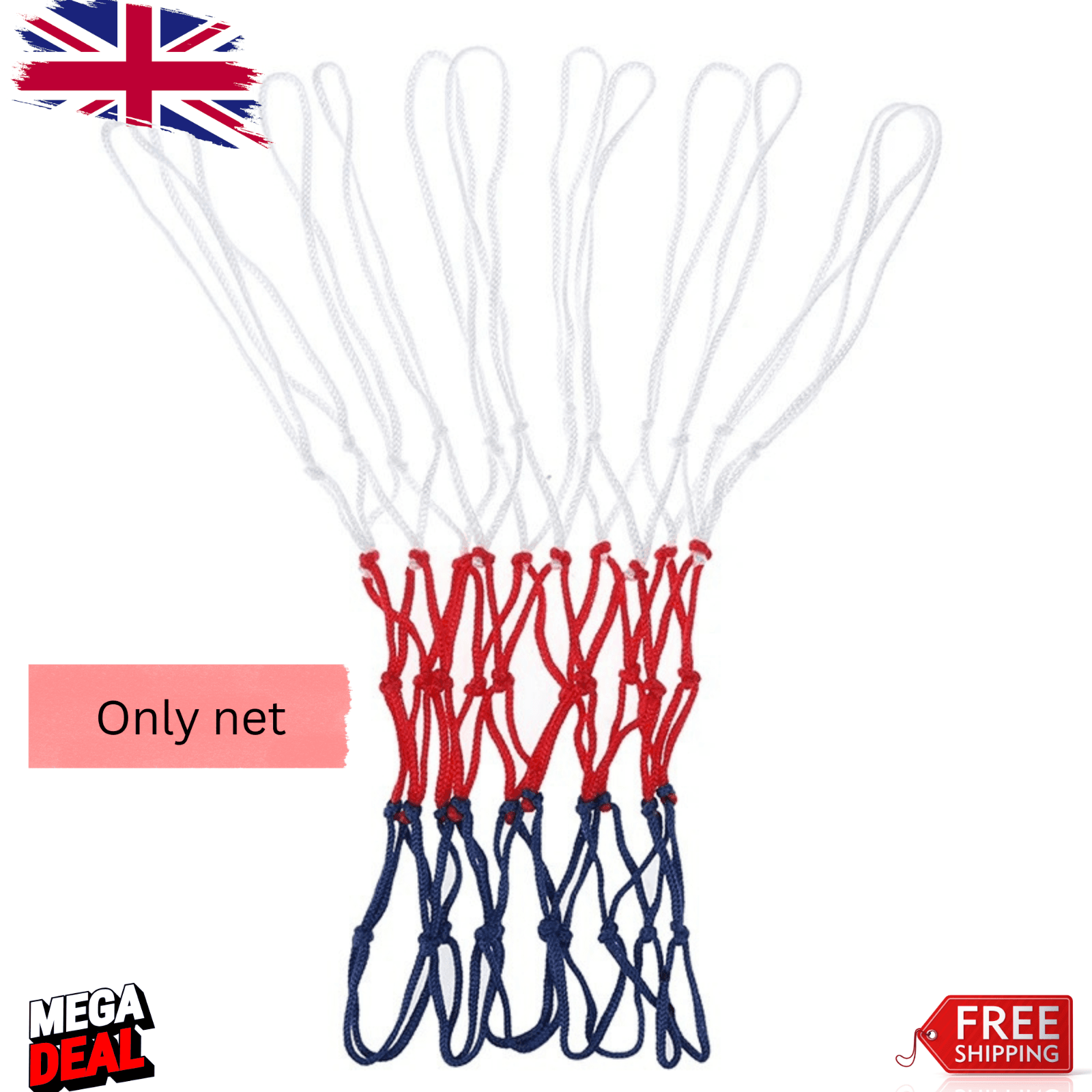 Full Size Basketball Hoop Ring Net Wall Mounted Outdoor Hanging Basket 18\"/45cm