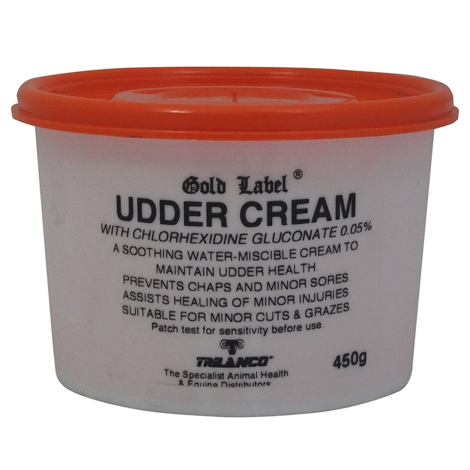 Gold Label Udder Cream Antibacterial Wound and Skin Care For Cattle Horses 450g