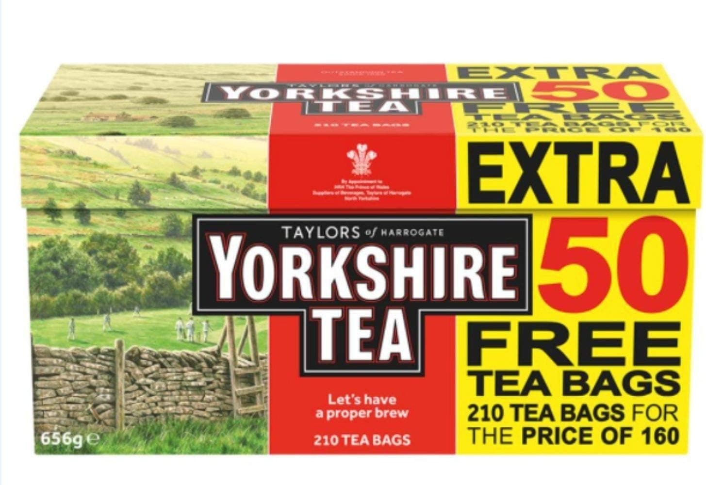 Taylors of Harrogate Yorkshire Tea| 656g - 210 Teabags