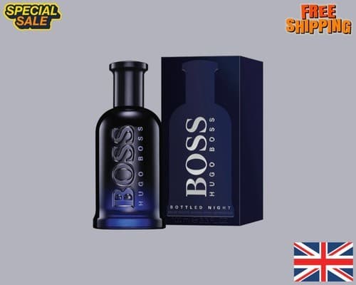 Hugo Boss Bottled Night Eau de Toilette 100ml EDT Spray Brand New Boxed and Sealed