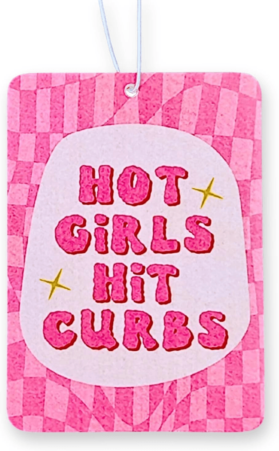 Funny Car Air Freshener Hot Girls Hit Curbs Novelty Gift Women Cute