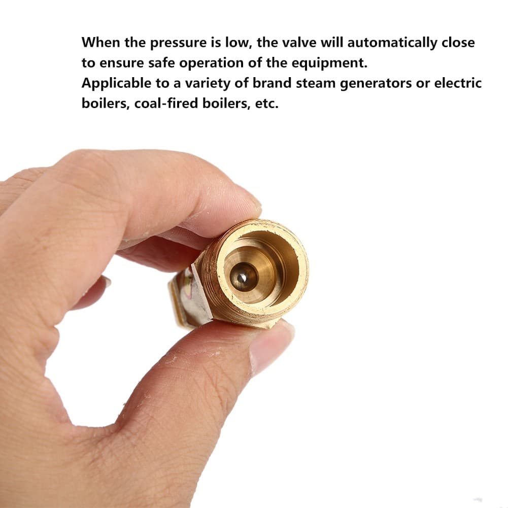1Pcs G1/2 Safety Valve High Quality Spring Type For Steam Generators