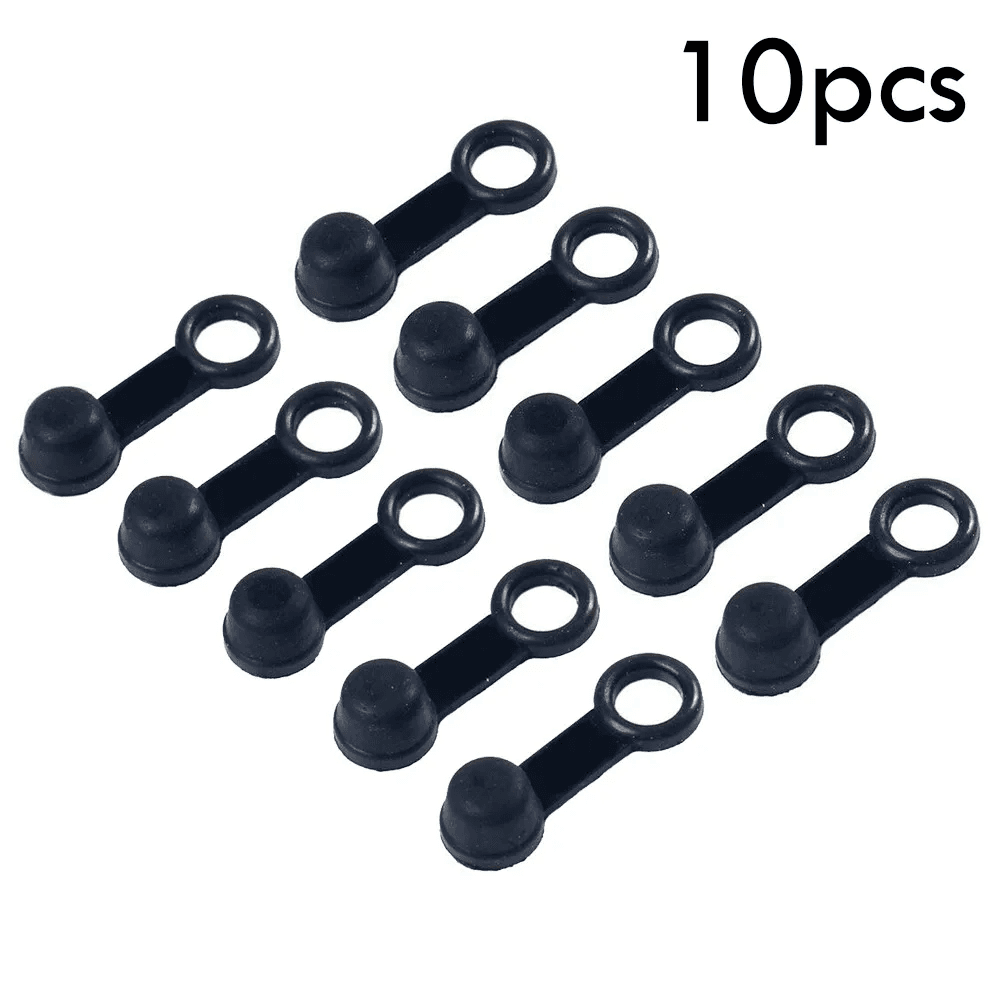 10Pcs Motorcycle Brake Bleed Nipple Cover Dust Cap Rubber Caliper ScrewProtector