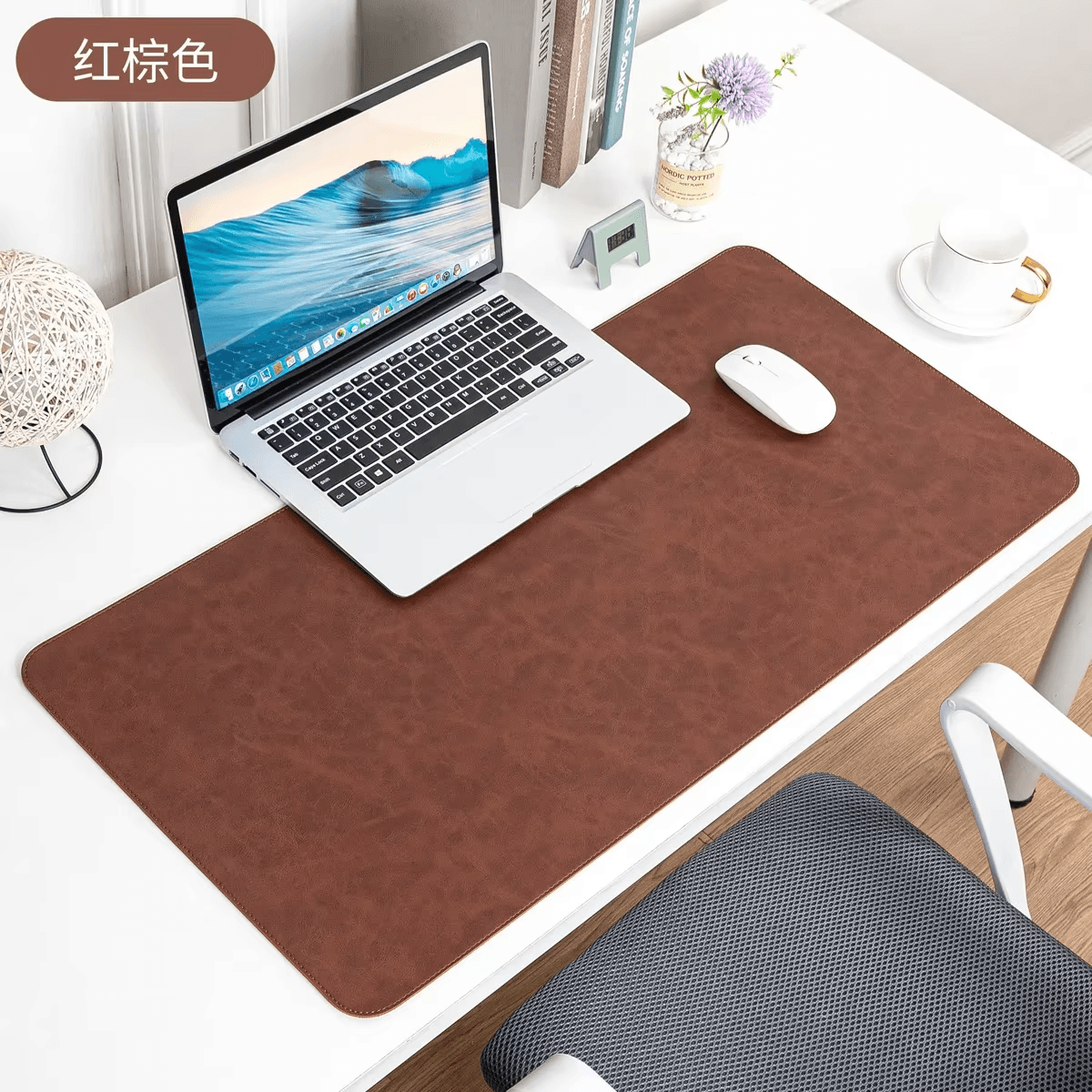 Large PU Desk Mat Mouse Pad Waterproof UK