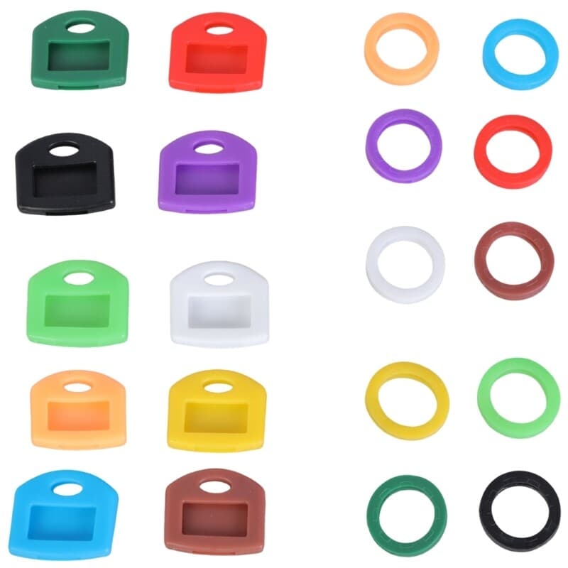 Colorful Silicone Key Caps For Easy Identification Protective Of Front Door Key