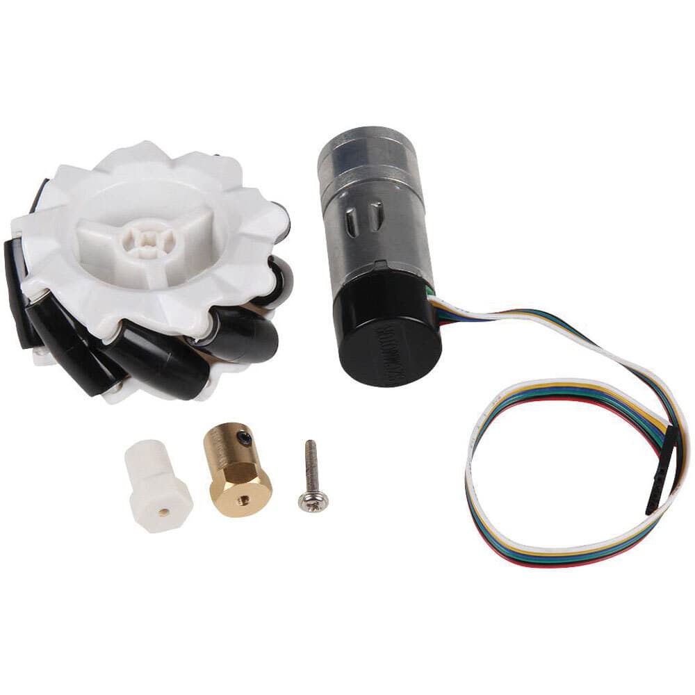 Joy-it com-motor06 Wheel set 1 pc omni directional with high-quality motors