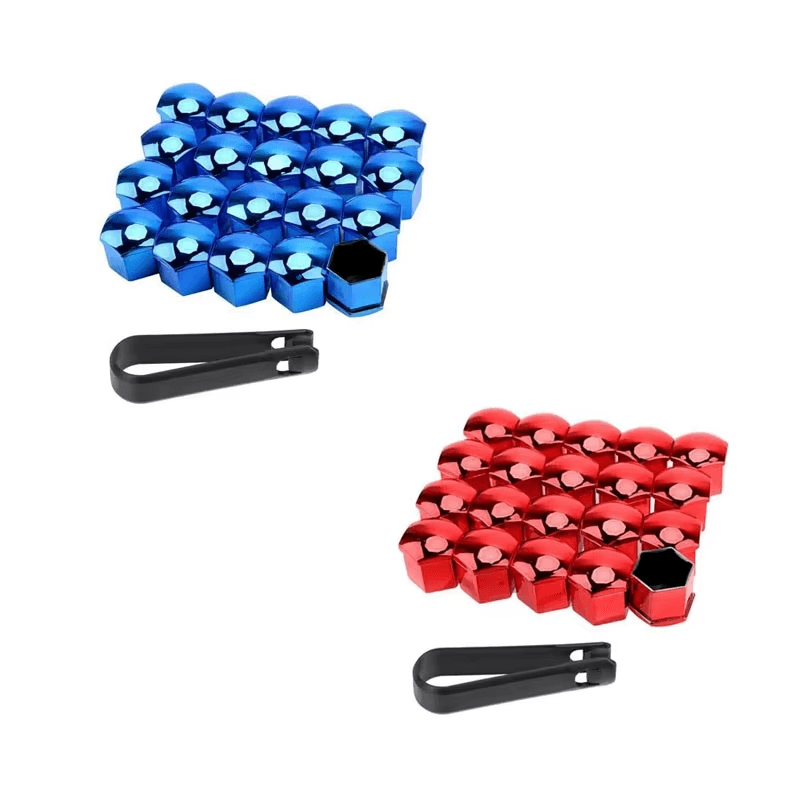 20/40PCS Car Wheel Nut Caps 17/19/21mm Rust Proof Hub Bolt Screw Covers