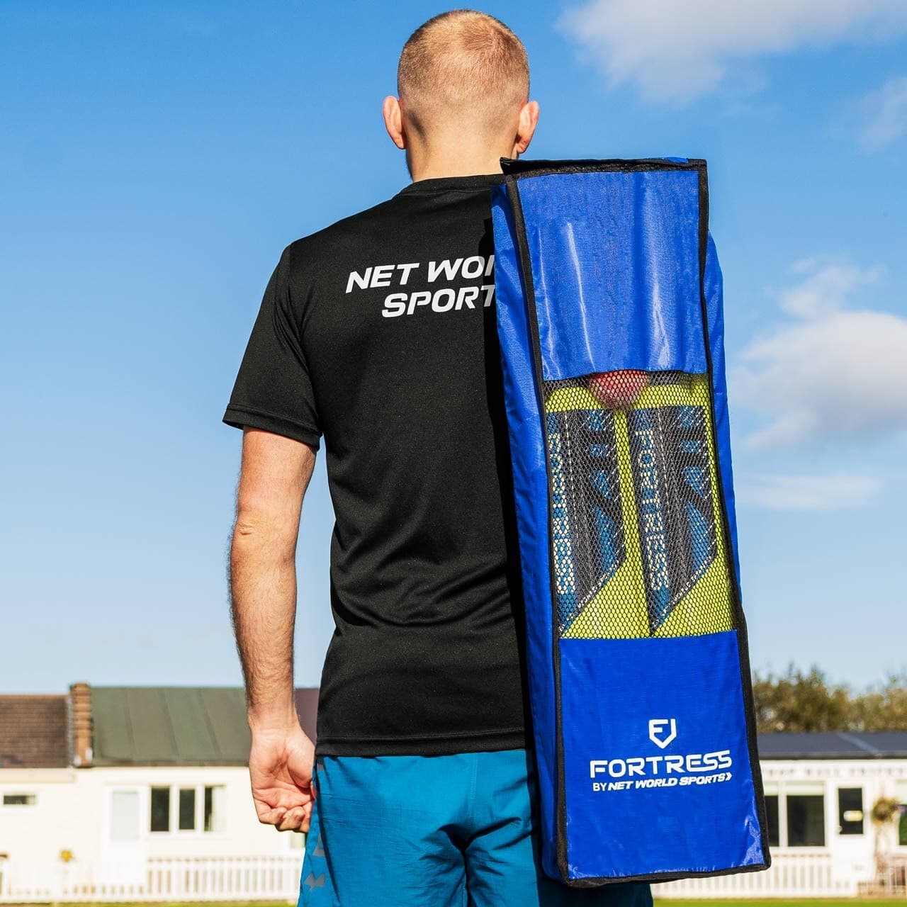 FORTRESS Garden Cricket Set Carry Bag - Maximum Strength - Adjustable Strap