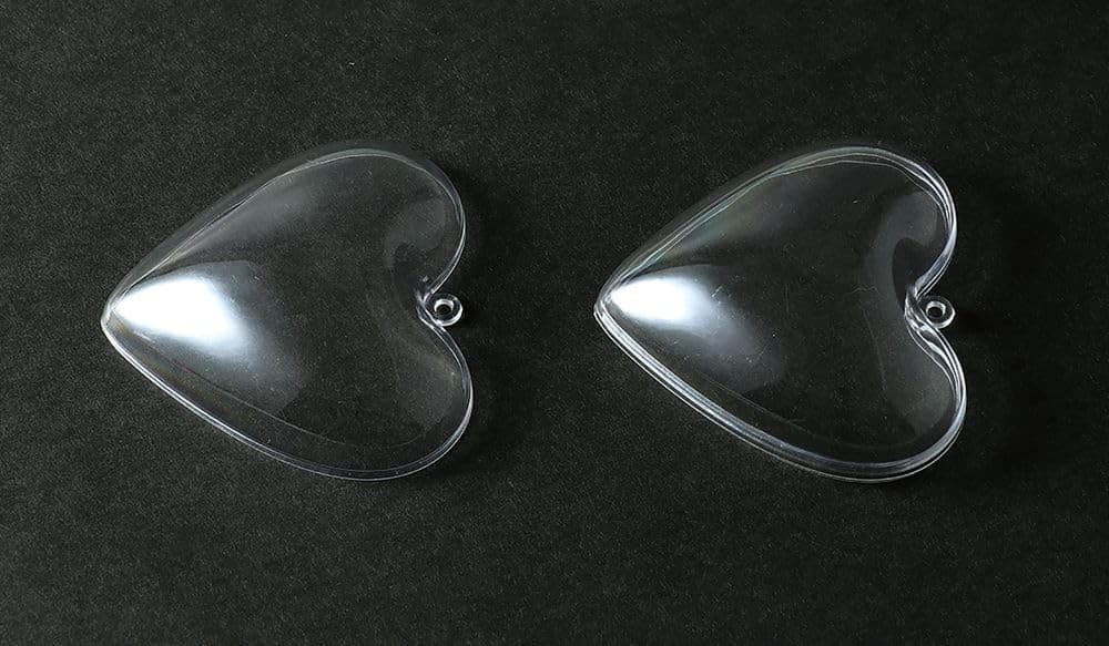 (Bulk Purchase) Artec Clear Capsules With Holder| Heart Shape| Φ30Mm| 5 Capsules view 2