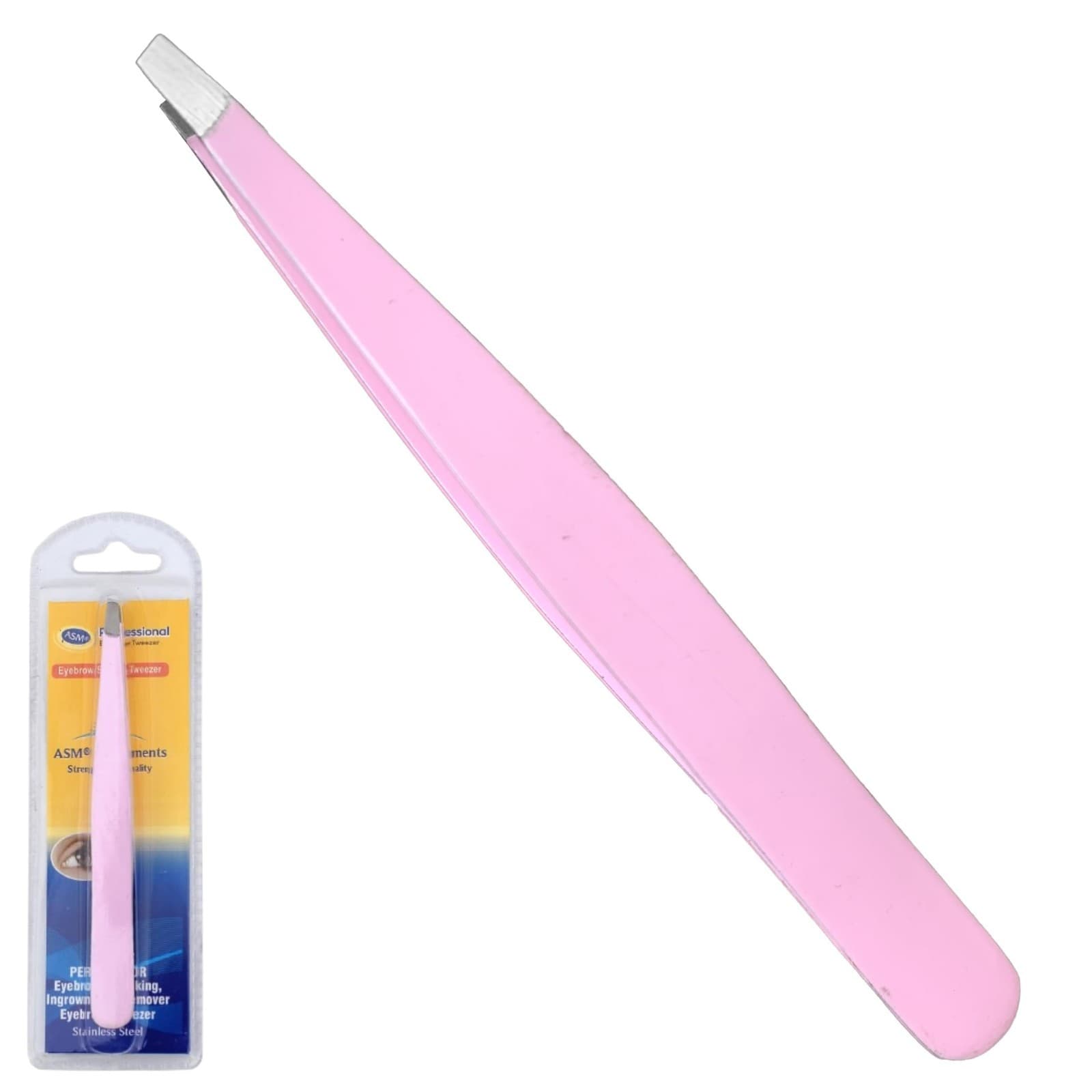 ASM Professional Facial Hair Tweezers Stainless Steel Eyebrow Blackhead Tweezers