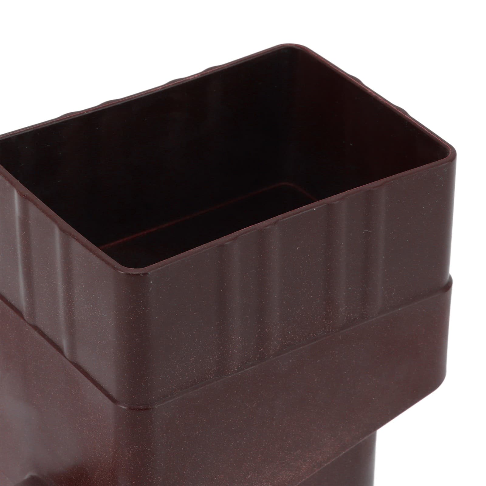 EC Dark Brown Rainwater Collection System Professional UV Resistant Downspout GL view 2