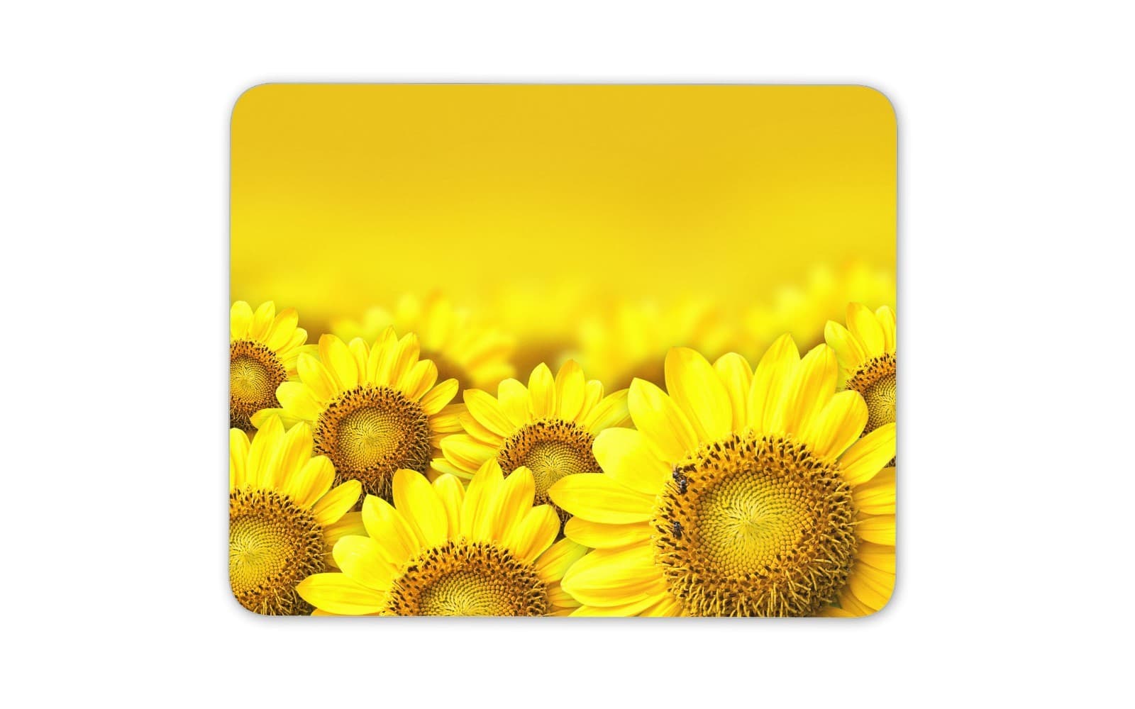 Yellow Sun Flower Mouse Mat Pad - Summer Garden Mothers Day Computer Gift #14605