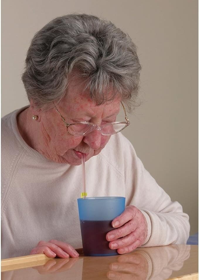 NRS Healthcare Pat Saunders One Way Drinking Straws 2 lengths - Pack of 2