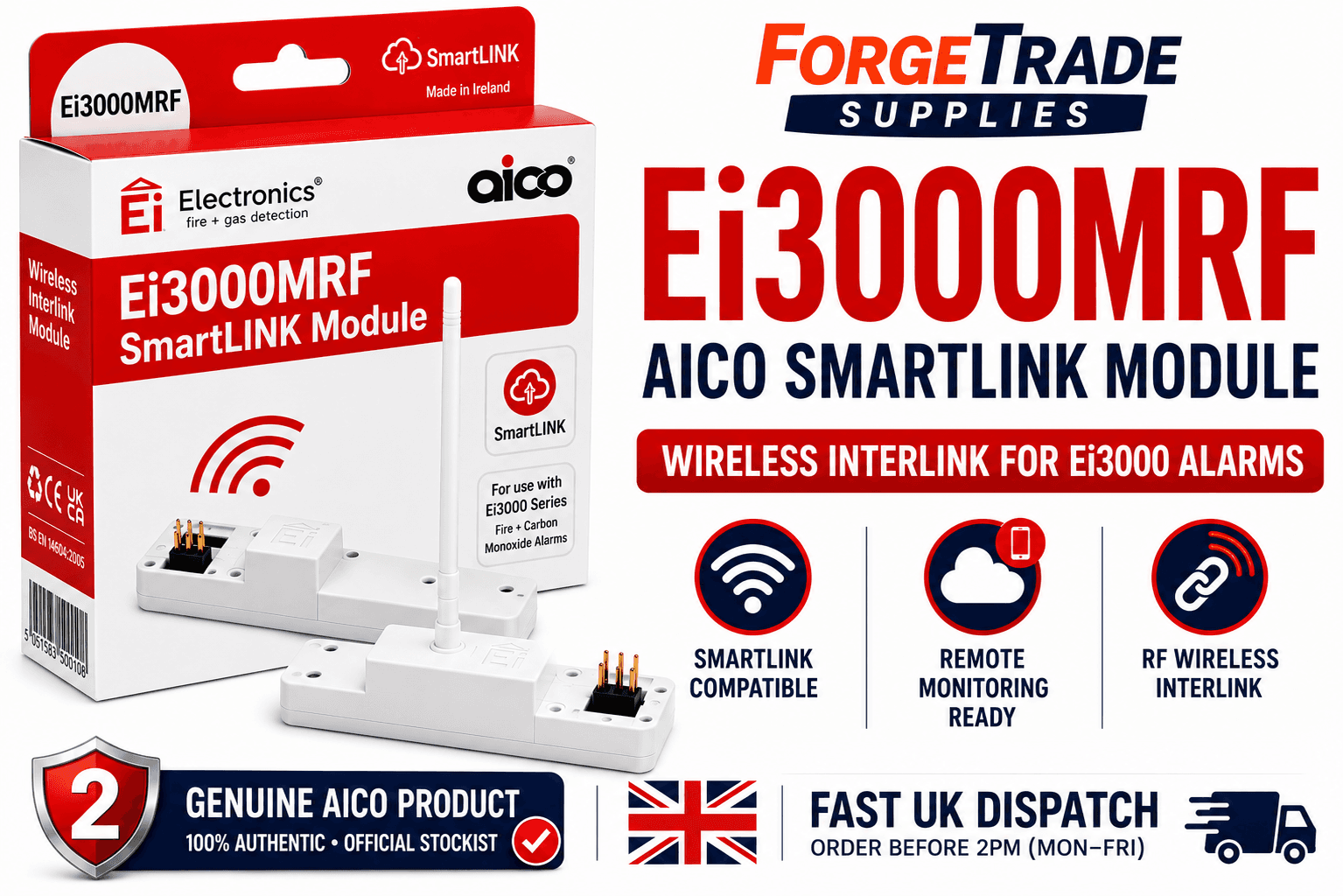 Ei3000MRF Aico SmartLINK Module Wireless Interlink Remote Monitoring Feb 35