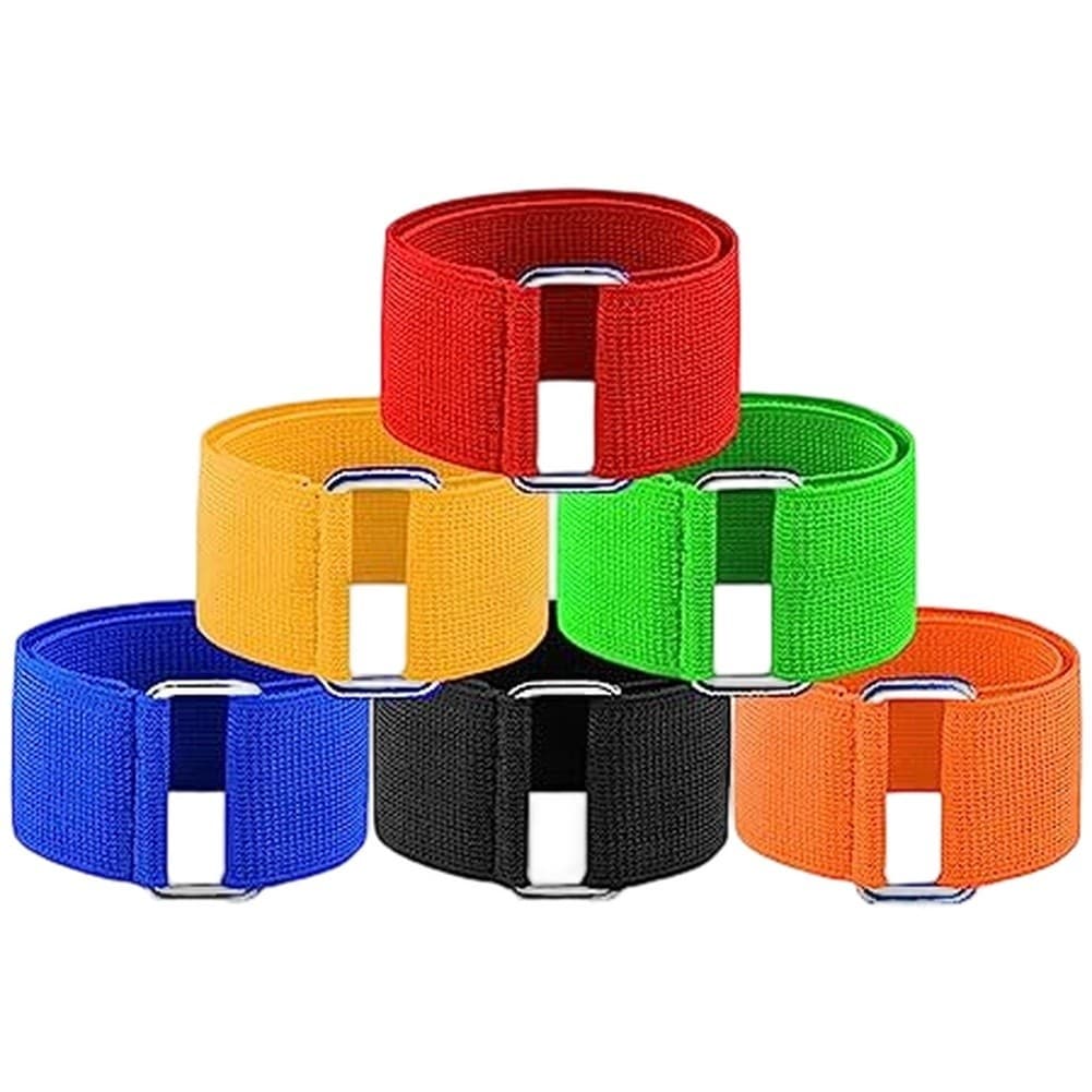 6 PCS Colorful Elastic Threeleg Leggings Designed for Outdoor Group Play