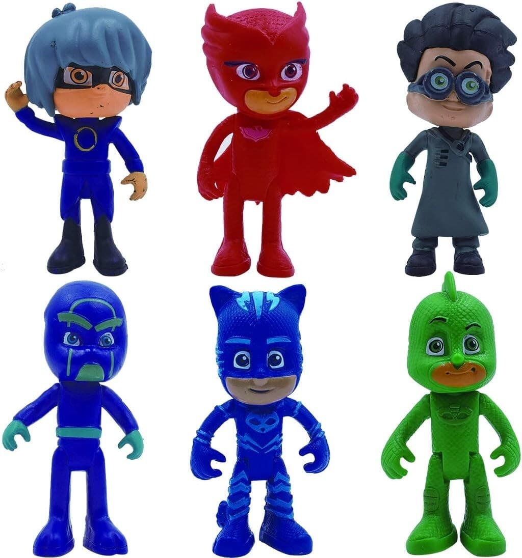Mini Figures Cake Decoration ZSWQ Birthday Party Supplies 6 Pcs Mini Cake Decora