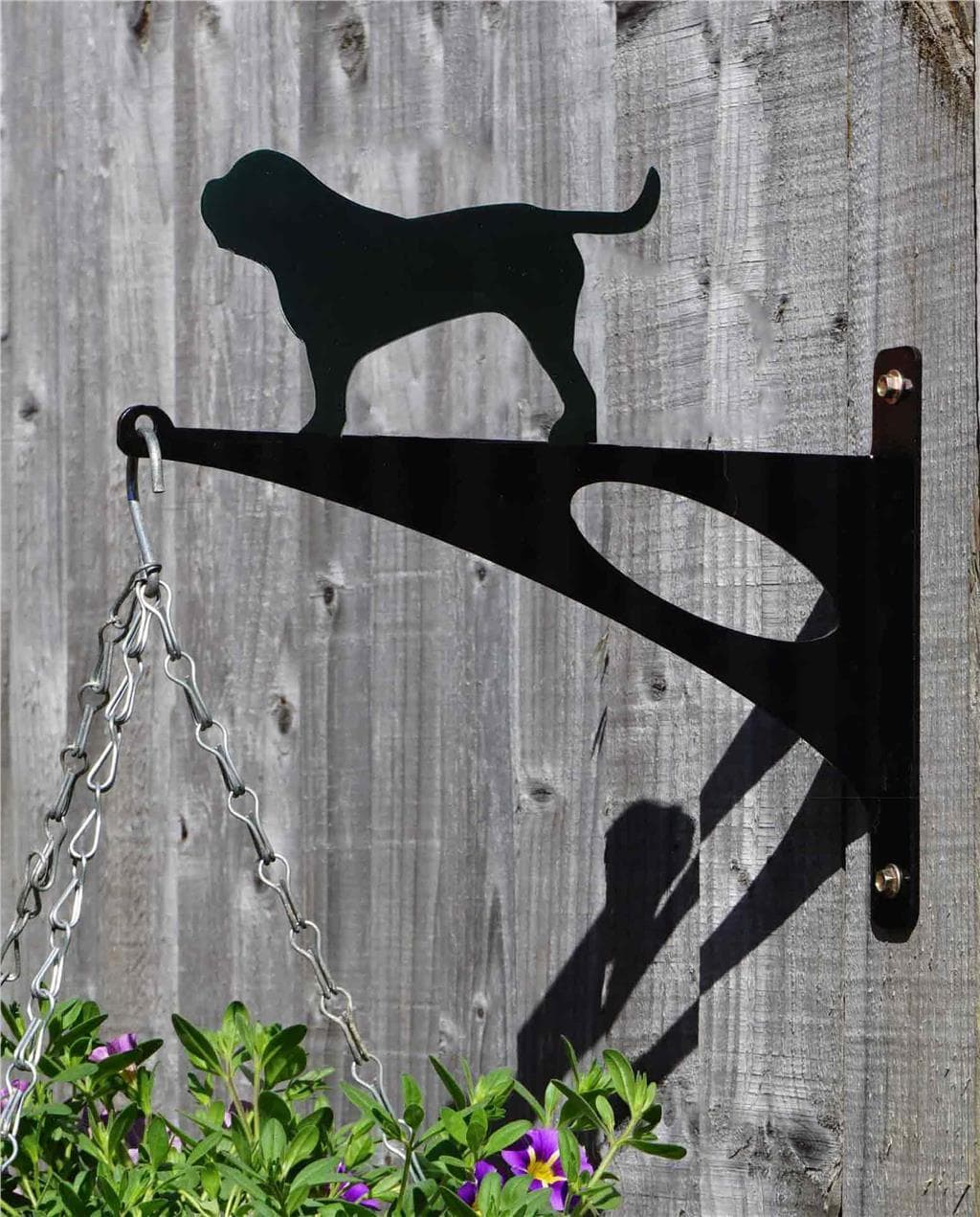 Pet English Mastiff Dog Stylish Modern Hanging Basket Bracket