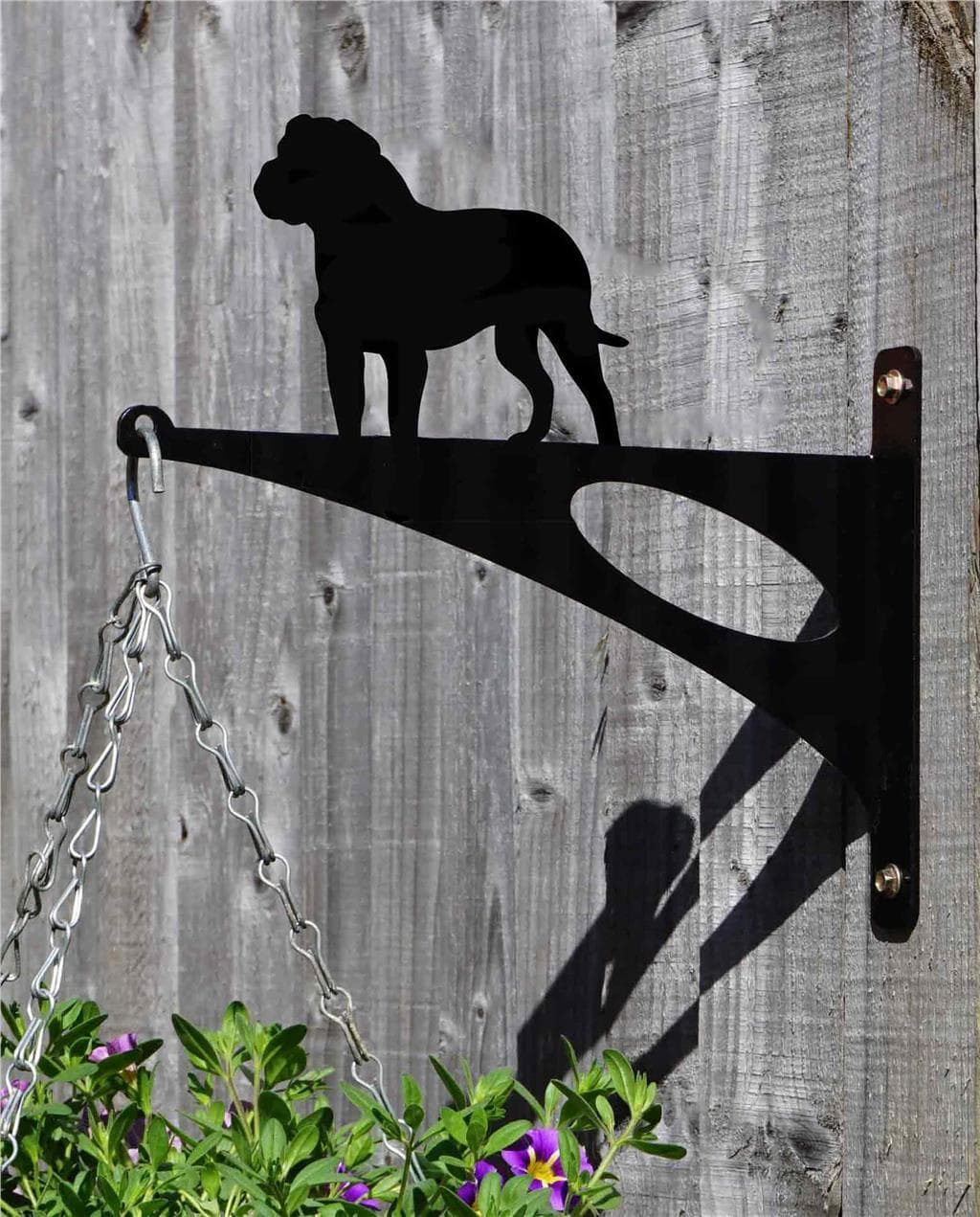 Pet Bull Mastiff Dog Stylish Modern Hanging Basket Bracket