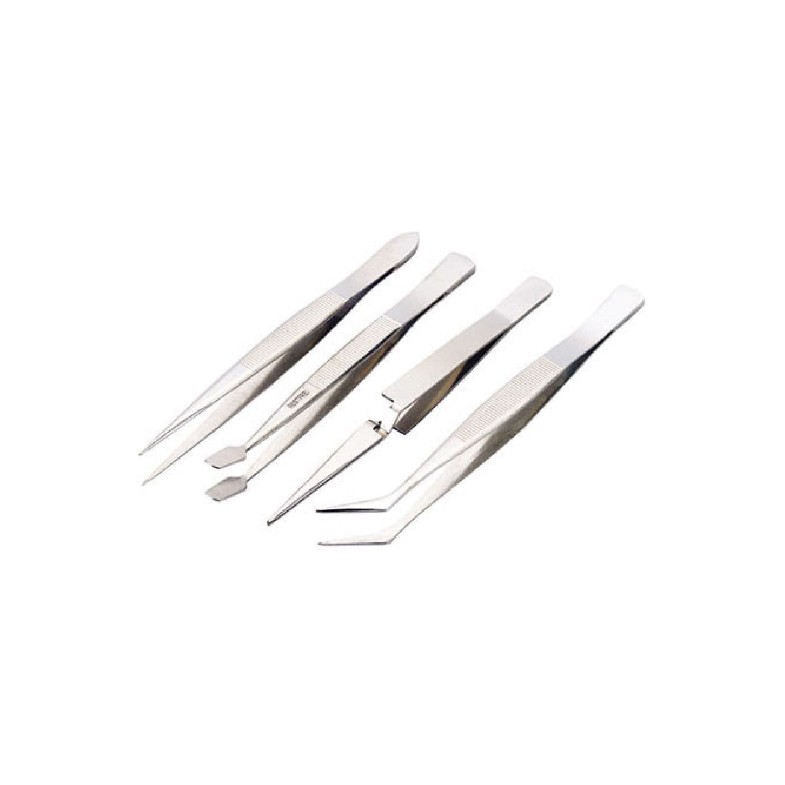 Draper 1x 4 Piece Tweezer Set Garage Professional Standard Tool 19850