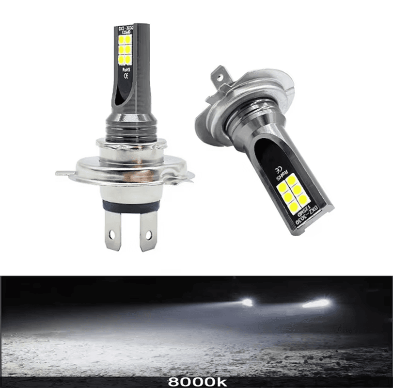 2Pcs Super Bright H4 H7 Led Bulb Car Headlight Motorcycle H1 H3 H8 H9 H11 Auto F