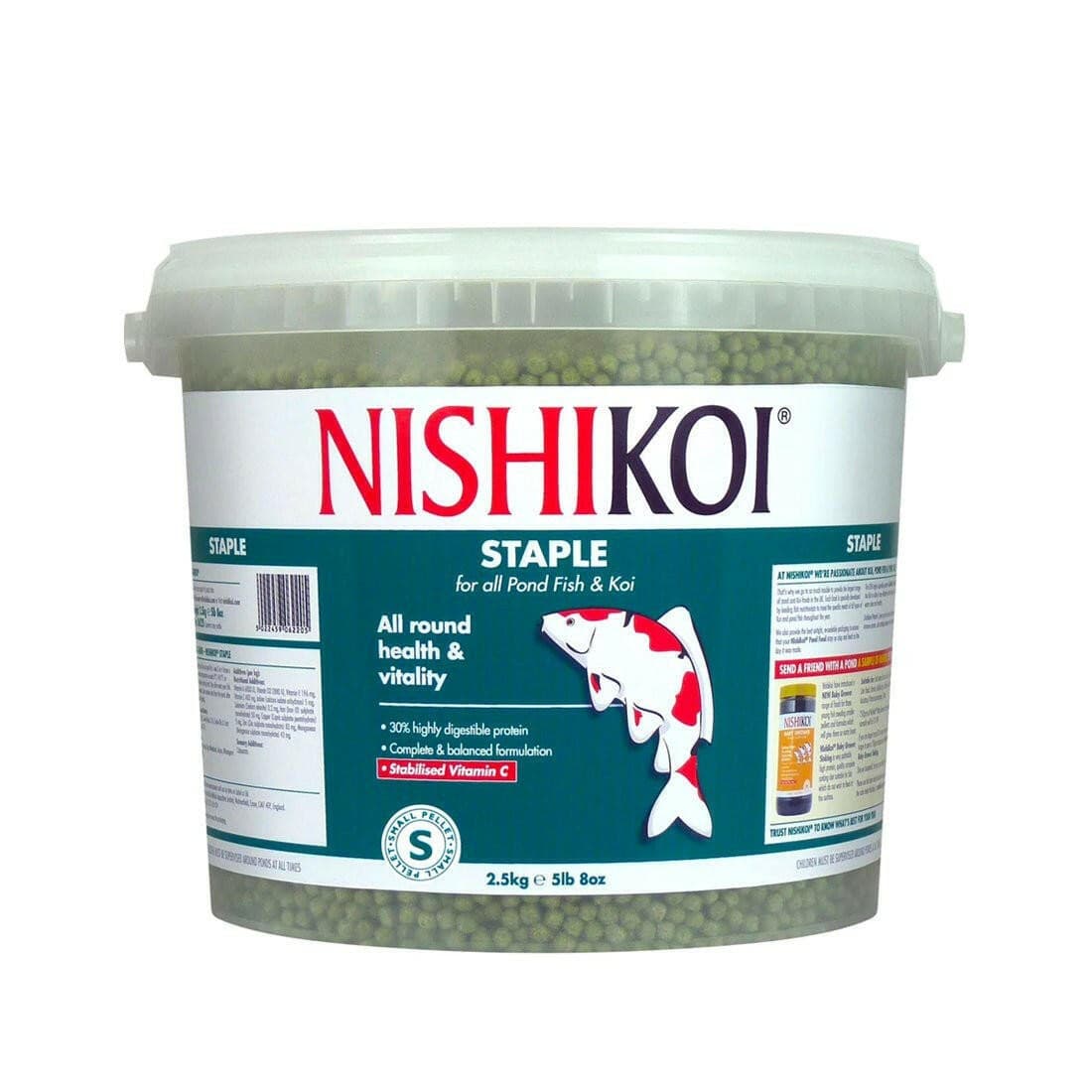 Nishikoi Staple Medium Pellet 2.5KG