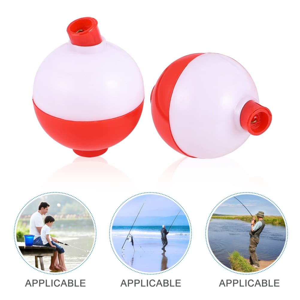 20pcs Ball Float Plastic Float Sea Fishing Float Ring Floating Ball