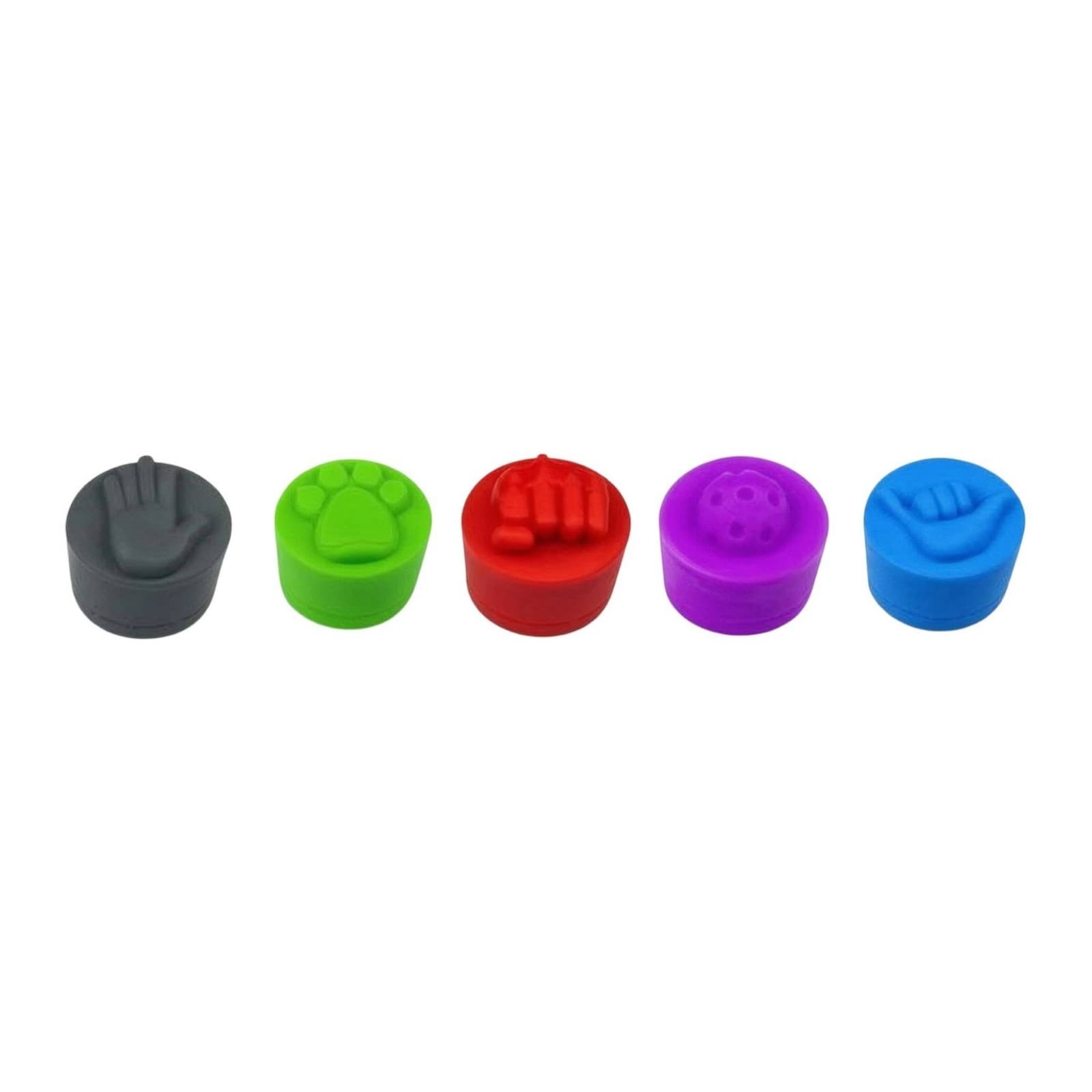 5 Pieces Pickleball Paddle Cap Cylindrical Non-Slip Handle Sleeve Easy Install
