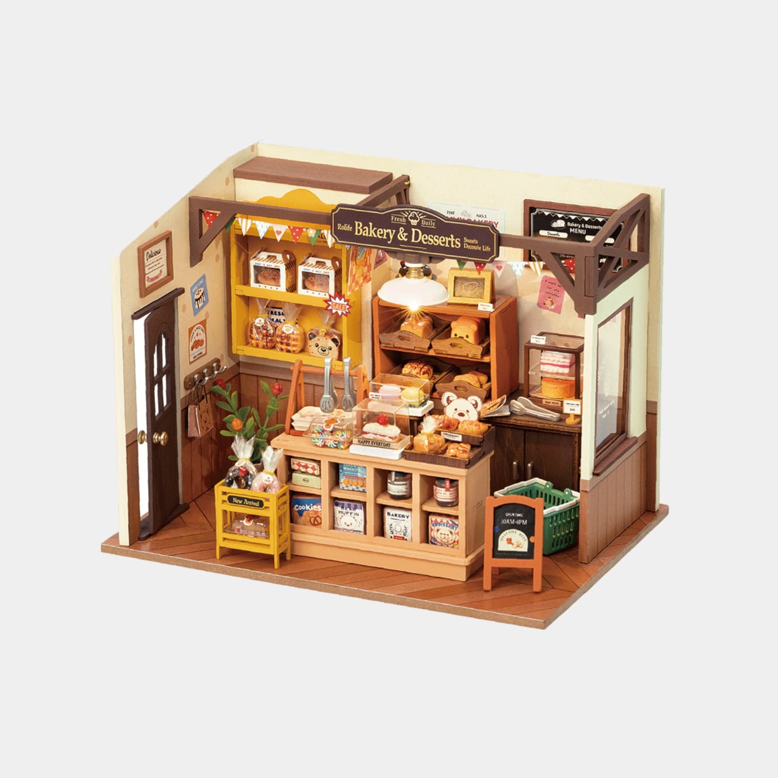 Rolife Becka's Baking House DIY Miniature House Kit 3D Puzzle DG161