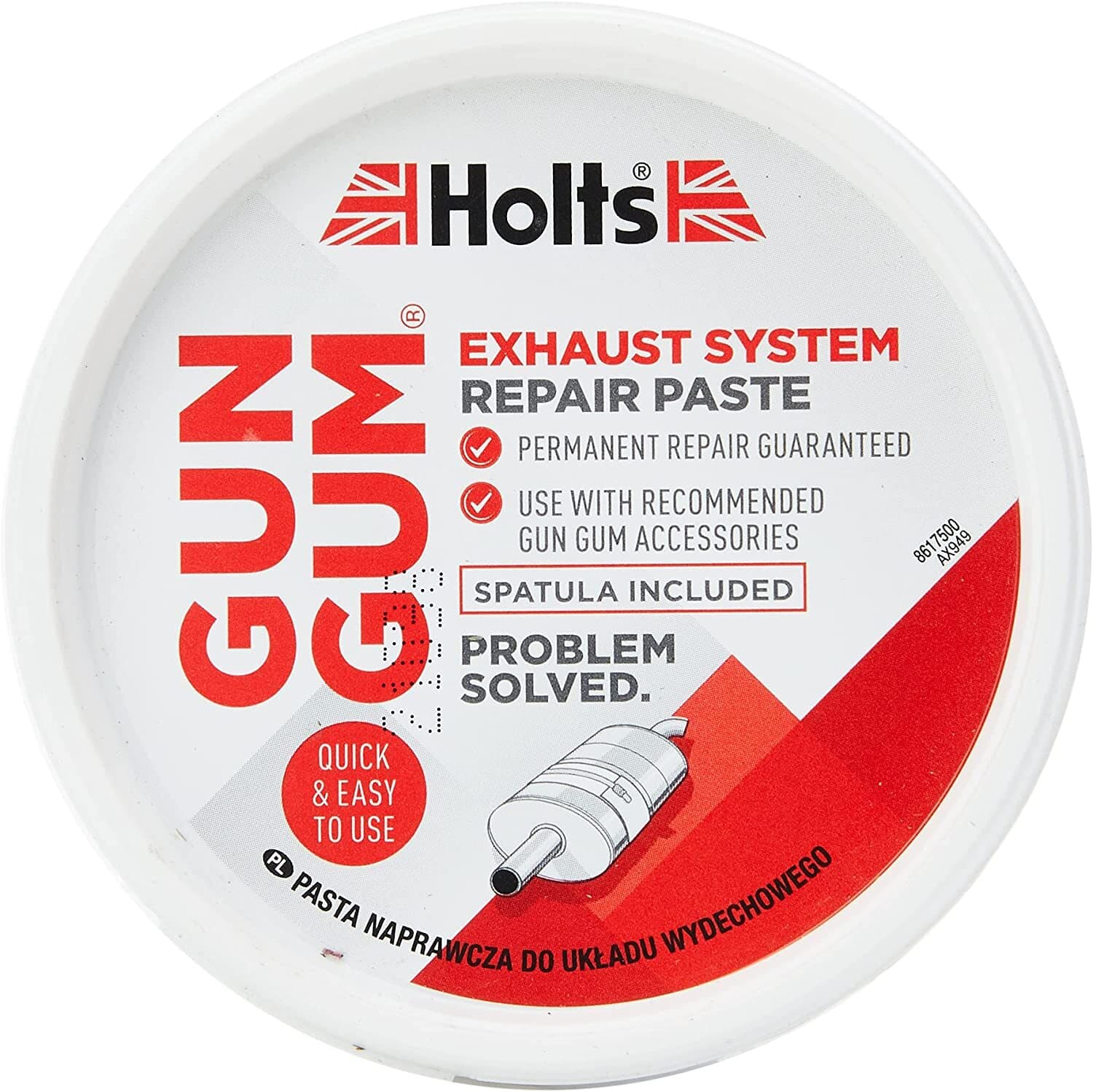 Holts LOYGG2R Gun Gum Paste 200g