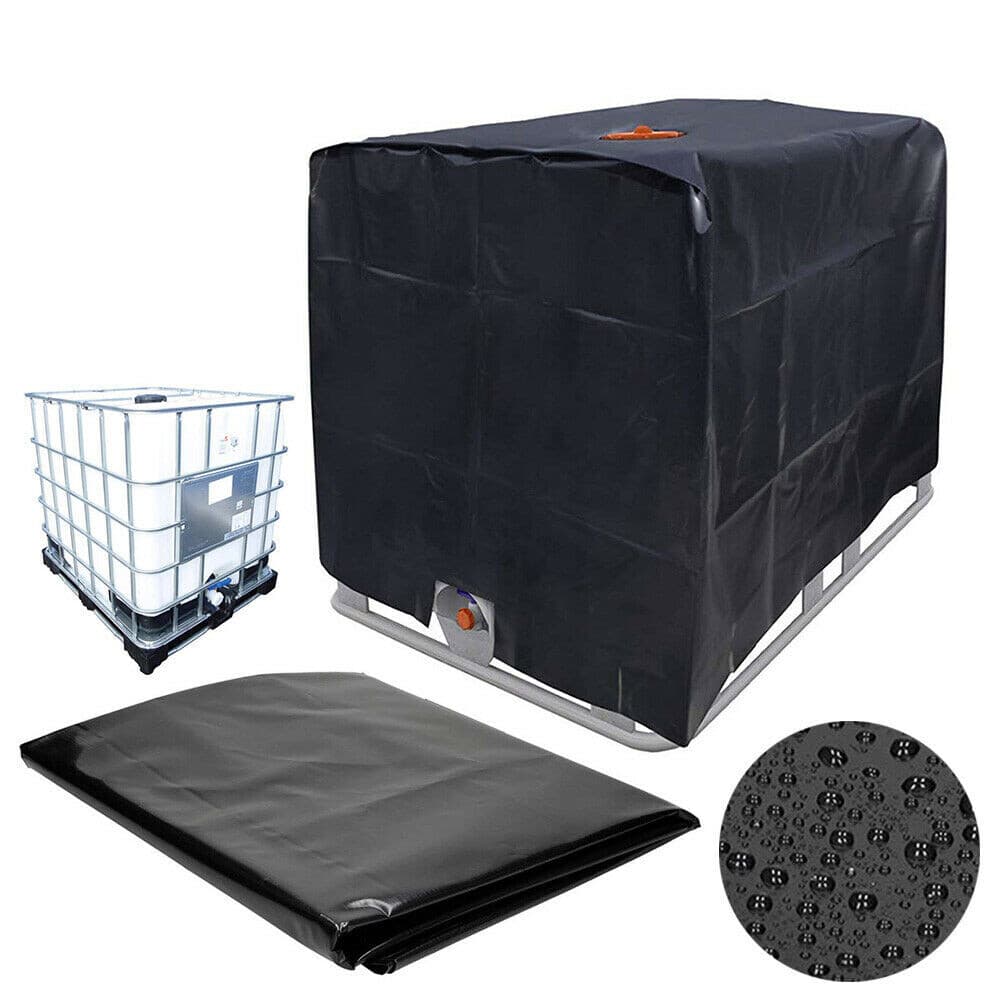 Rain Cover Waterproof Protecting Hood for Water 1000 liter Tank Container Foil